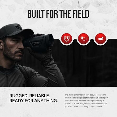 ATN BlazeHunter XD 1280x1024 Thermal Monocular w/SharpIR AI, 1000m Laser Rangefinder, 1920x1080 OLED, Wi-Fi, 32GB, IP67 in Kuwait
