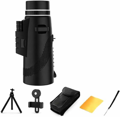 80×100 HD Monocular Telescope with Manual Focus High Power Portable Scope for Bird Watching Hiking Camping Travel Outdoor Use in Saudi Arabia
