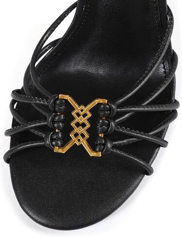 النساء Strappy الدانتيل يصل صنادل كعب عالٍ Stiletto كعب المفتوحة تو التفاف حول التعادل مثير لطيف عالية الكعب أحذية الحفلات اليومية in Kuwait