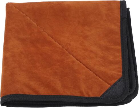 Camera Protective Wrap Cloth for DSLR Lens and Flash, Foldable Brown Flannel Blanket - Shock Absorption, Scratch Prevention, Multi - Equipment Use (Large) in Kuwait