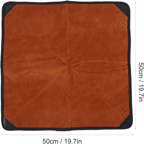 Camera Protective Wrap Cloth for DSLR Lens and Flash, Foldable Brown Flannel Blanket - Shock Absorption, Scratch Prevention, Multi - Equipment Use (Large) in Kuwait
