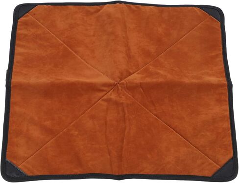 Camera Protective Wrap Cloth for DSLR Lens and Flash, Foldable Brown Flannel Blanket - Shock Absorption, Scratch Prevention, Multi - Equipment Use (Large) in Kuwait