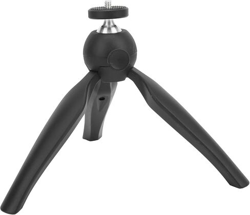 Desktop Tripod Mini Tabletop Tripod Black, 1.5kg Load, 7.5in Height - Universal Ball Head, Non - Slip Design, Ideal for Live Streaming and Recording in Kuwait