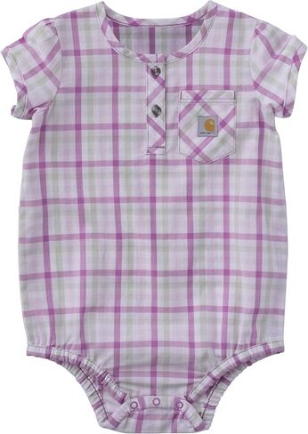 سالوبيت من قماش البوبلين المنسوج بأكمام منتفخة للفتيات من Carhartt Baby in Kuwait