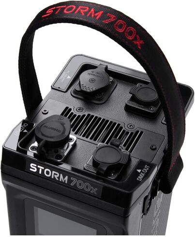 مجموعة Aputure Storm 700x Cine Kit (الولايات المتحدة) مع فريسنل وأبواب الحظيرة والانزلاق (3 عناصر) in Kuwait
