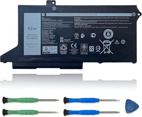 استبدال بطارية الكمبيوتر المحمول RJ40G 63Wh لجهاز Dell Latitude 15 5520 Latitude 14 5420 Precision 15 3560 Series Notebook WY9DX 01K2CF 075X16 0WK3F1 0M3KCN 15.2V 3941mAh in Kuwait