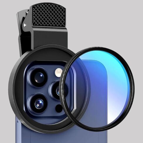 52mm Clip-On CPL Phone Camera Lens Filter Ultra Slim Multi- Coated Polarizer Circular Filter in Kuwait
