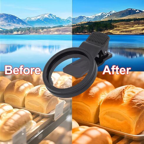 52mm Clip-On CPL Phone Camera Lens Filter Ultra Slim Multi- Coated Polarizer Circular Filter in Kuwait