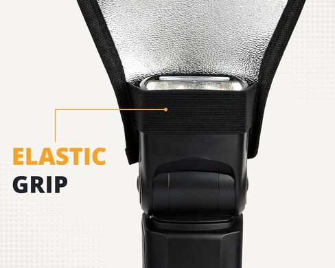 DS. DISTINCTIVE STYLE 2 Pack Flash Diffuser Reflector, Bend Bounce Portable Speedlight Reflector Kit, Compatible with Godox Yongnuo Canon and Universal Speedlight Flashes in Kuwait