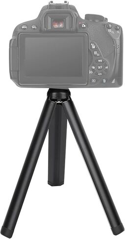 Mini Aluminium Alloy Folding Tripod 1/4" Screw Heavy Load Camera Mount - Lightweight Portable Design, Anti - Slip Stability for & DSLR in Kuwait