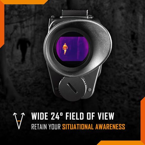 Nightfox Arctic Thermal Night Vision Monocular, Head or Helmet Mounted, Low Latency 50fps Thermal Camera, IP65 Waterproof, 24° FOV, 256 * 192 Resolution in Kuwait