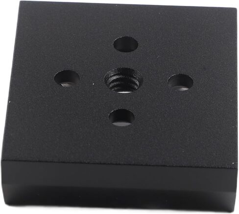 Aluminum Alloy Dovetail Base for Finder Scope Mount, 1/4 Thread Adapter Plate with Thumb Screws for Telescope Bracket, Red and Black(Black) in Saudi Arabia