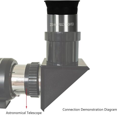 Lightweight Wide Angles 25mm Eyepiece Perfect for Glasses Wearers Outdoor Star Parties & Educational Programs Metal Eyepiece in Kuwait