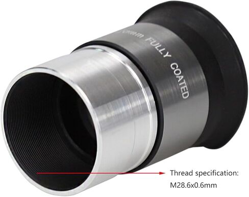 Lightweight Wide Angles 25mm Eyepiece Perfect for Glasses Wearers Outdoor Star Parties & Educational Programs Metal Eyepiece in Kuwait