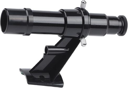5x24 Astronomical Telescope Finder Scope with Wide Angle View and Mounting Bracket for Stargazing, Camping, and Hiking Observations in Kuwait