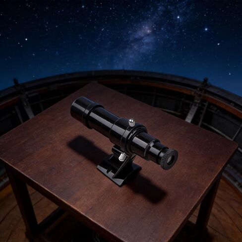 5x24 Astronomical Telescope Finder Scope with Wide Angle View and Mounting Bracket for Stargazing, Camping, and Hiking Observations in Kuwait