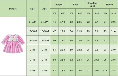Toddler Baby Girl Easter Dress Bunny Carrot Egg Cross Embroidered Plaid Doll Collar Long Sleeve Dresses Clothes in Kuwait