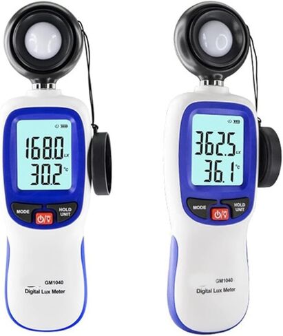 مقياس الضوء GM1040/1040B مقياس الإضاءة الرقمي مقياس الإضاءة مقياس الضوء جهاز اختبار السطوع (التكوين القياسي) in Kuwait