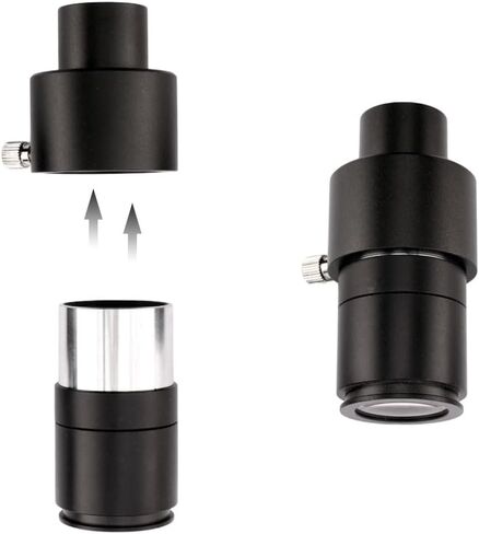 Telescope Eyepiece Adapter 0.965" to 1.25" – Secure Side Screw Design – Compact Adapter for Vintage Telescopes in Kuwait