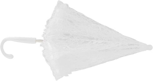 Zerodis Lace Umbrella Handmade Romantic Embroidery for Weddings Performances Photography Festivals in Kuwait