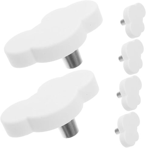 SHOWERORO 6pcs Cartoon Drawer Handles Soft Rubber Funky Cabinet Knobs Pulls for Boys and Girls Doors in Kuwait