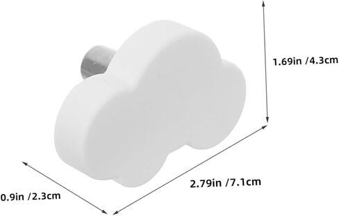 SHOWERORO 6pcs Cartoon Drawer Handles Soft Rubber Funky Cabinet Knobs Pulls for Boys and Girls Doors in Kuwait