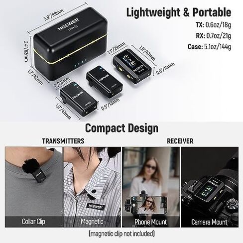 طقم ضوء حلقة 18 بوصة من NEEWER: 55 وات 5600 كلفن LED احترافي مع حامل وحامل هاتف لإضاءة تصوير الفيديو لمكياج الوشم والرموش الحلاق، RL-18 مع ميكروفون لاسلكي CM28 in Kuwait
