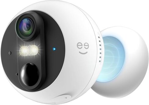 Geeni Perch 3MP Smart Magnetic Battery Camera with 3W Solar Panel – 2K HD Outdoor Wireless Security Camera with Continuous Solar Power, Color Night Vision, LED Spotlight, & IP65 Weatherproof in Saudi Arabia