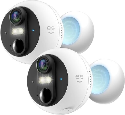 Geeni Perch 3MP Smart Magnetic Battery Camera with 3W Solar Panel – 2K HD Outdoor Wireless Security Camera with Continuous Solar Power, Color Night Vision, LED Spotlight, & IP65 Weatherproof in Saudi Arabia