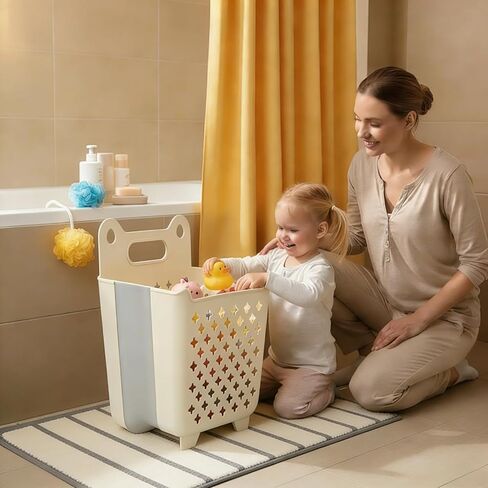 صندوق ألعاب الحمام، تخزين ألعاب الحمام، حامل ألعاب الحمام قابل للطي لحوض الاستحمام، منظم ألعاب الحمام سريع الجفاف لسهولة الوصول إلى الألعاب، منظم ألعاب الحمام ذو سعة كبيرة مثبت على الحائط in Kuwait