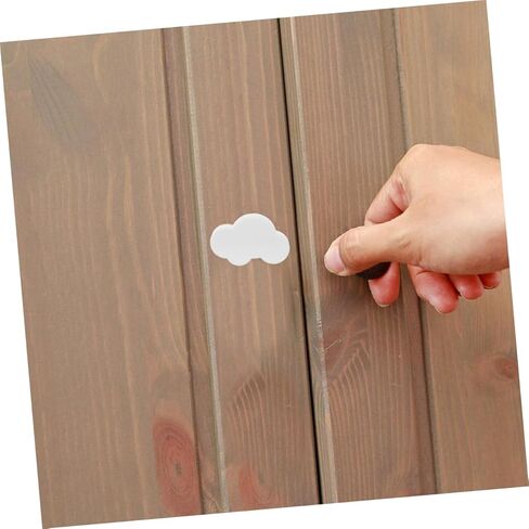 6pcs Kids Cartoon Drawer Pulls Soft Rubber Cabinet Knobs for Nursery Kids Room Self-Adhesive Decorative Handles for Dresser and Closets in Kuwait
