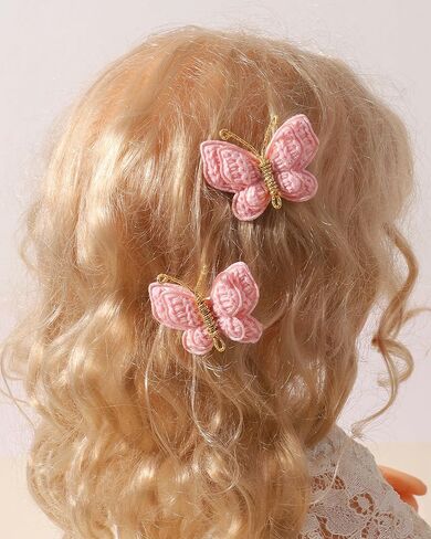 12 PCS 1.7 Inches Hair Bow Clips Soft Butterfly with Alligator Clips Bow Barrettes Hair Accessories for Women Teens in Saudi Arabia