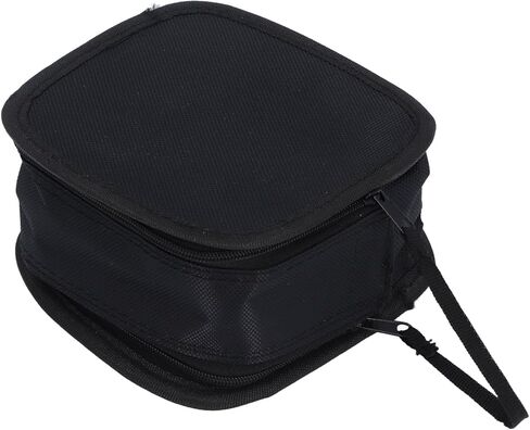 Camera Filter Carrying Case with 9 Slots, Large Capacity Nylon Bag, Design - Adjustable Shoulder Strap, Double Zipper, Outdoor Travel Essential in Kuwait