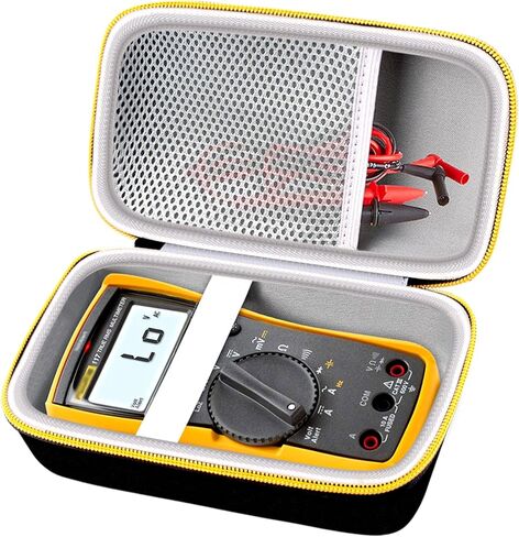 Hard Case for Fluke 117/115/116 Electricians True RMS Digital Multimeter, Protective Carrying Storage Bag with Accessories Mesh Pocket, by COMECASE in Saudi Arabia