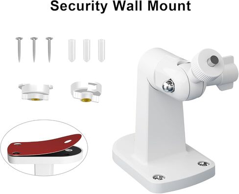 Baby Monitor Mount for HelloBaby HB6560/HB65/HB6550/ Pro/HB40/HB66/HB6339//HB6351/HB6240/HB66,ANMEATE SM935E, 360° Adjustable Baby Camera Wall Mount for Hellobaby Monitor, Two Ways to Install in Kuwait