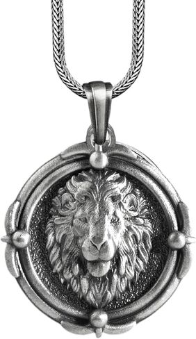 Saint Joseph Handmade Necklace in Sterling Silver, St Joseph and Baby Jesus Charm Pendant with Silver Chain, Custom Religious Gift Jewelry in Saudi Arabia