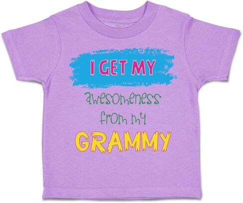 Cute Rascals Toddler T-Shirt I Get My Awesomeness from My Grammy Grandmother Grandma A Grammy in Kuwait