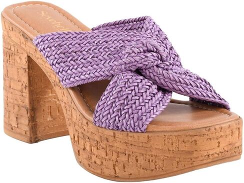 Seychelles womens Adorned Raffia Platform Slide in Kuwait