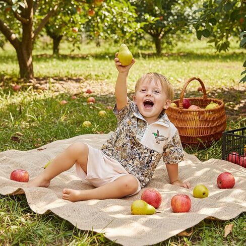 Toddler Baby Boy Summer Outfits Camo Print Short Sleeves T-Shirt+Elastic Camouflage Shorts Set Hunting Clothes in Saudi Arabia