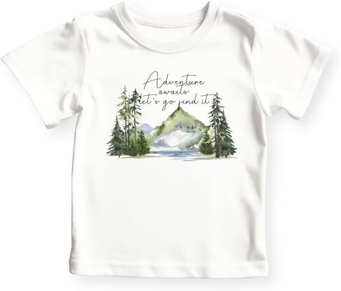 Adventure Awaits Let's Go Find It Baby Bodysuit, Adventure Baby Outfit, Camping Tee in Saudi Arabia