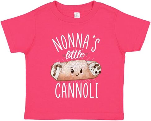تي شيرت Nonna's Little Cannoli للأطفال الأولاد والبنات من قطعة واحدة تي شيرت للأطفال الصغار هدية Nonna الإيطالية للجدة in Kuwait