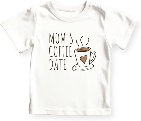 تي شيرت للأطفال من Mom's Coffee Date Baby ملابس القهوة للأطفال in Kuwait