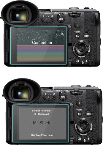 واقي شاشة Mr.Shield متوافق مع Sony FX2 / ILME-FX2 [زجاج مقسّى] [3-PACK] [زجاج ياباني بصلابة 9H] in Kuwait
