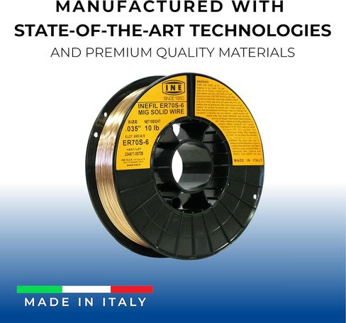 INEFIL ER70S-6 .035-Inch on 10-Pound Spool Carbon Steel Mig Solid Welding Wire in Saudi Arabia