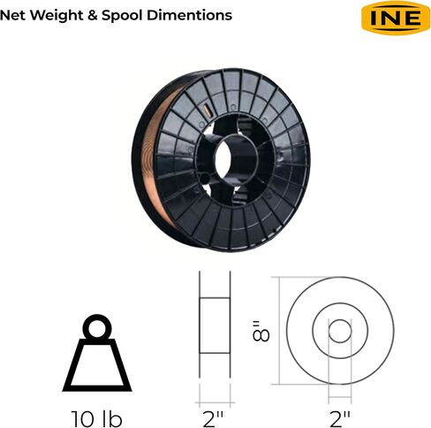 INEFIL ER70S-6 .035-Inch on 10-Pound Spool Carbon Steel Mig Solid Welding Wire in Saudi Arabia