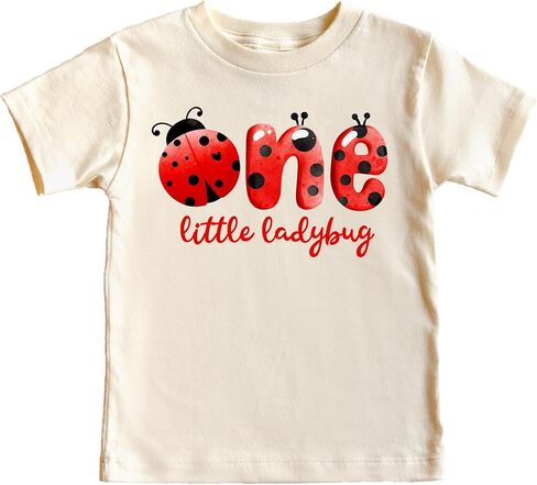 قميص One Little Ladybug Matching Family لعيد الميلاد الأول للفتيات والأم والأب والأخ والأخت - يُباع بشكل فردي in Kuwait