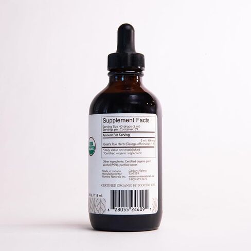 Goats Rue Lactation Supplement – Certified Organic Herbal Breastfeeding Supplements for Legendary Milk Supply Increase - Naturally Boost Your Breast Milk Supply/ Production - Fenugreek Capsules Free in Kuwait