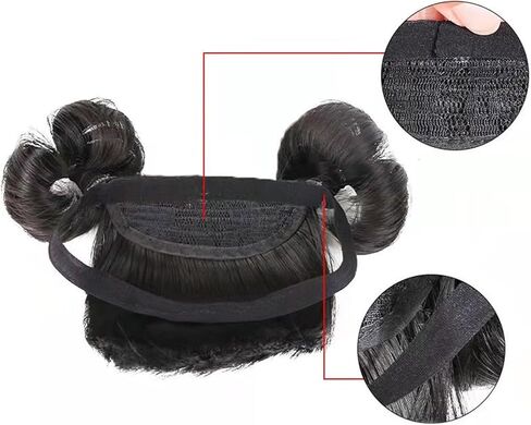 Lovely Baby Wig Bangs Chignons Headbands Hair Ornaments Hair Decors Girls Headwear For Photography Infant Headbands in Saudi Arabia