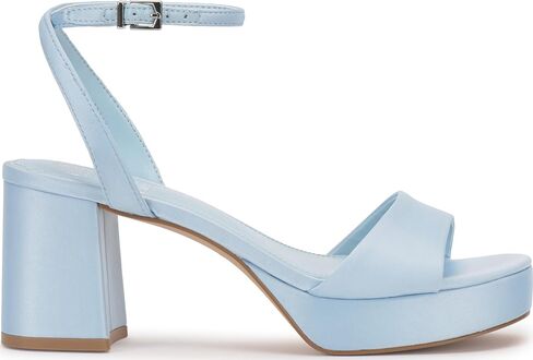 Vince Camuto Women's Pendreya Platform Sandal, Light Blue, 6 in Kuwait