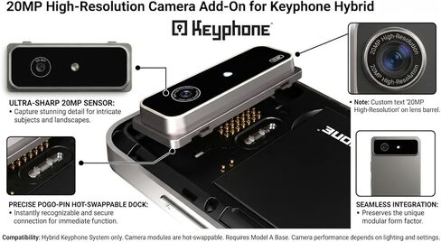 الوظيفة الإضافية لكاميرا KeyPhone 20 MP in Kuwait